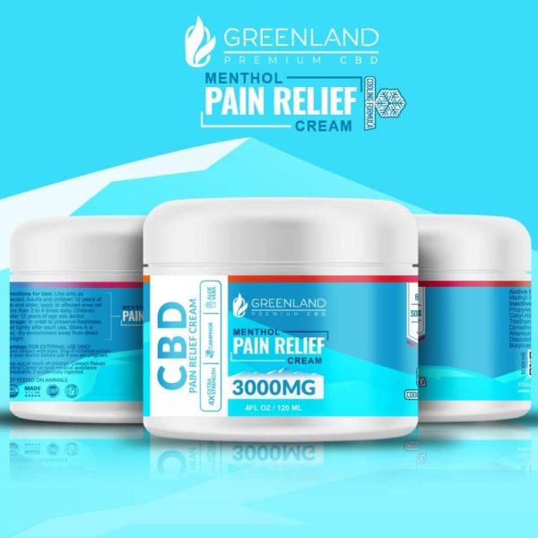 greenland cbd pain relief cream 3000mg