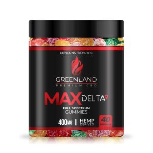 greenland max delta 9 400mg gummies